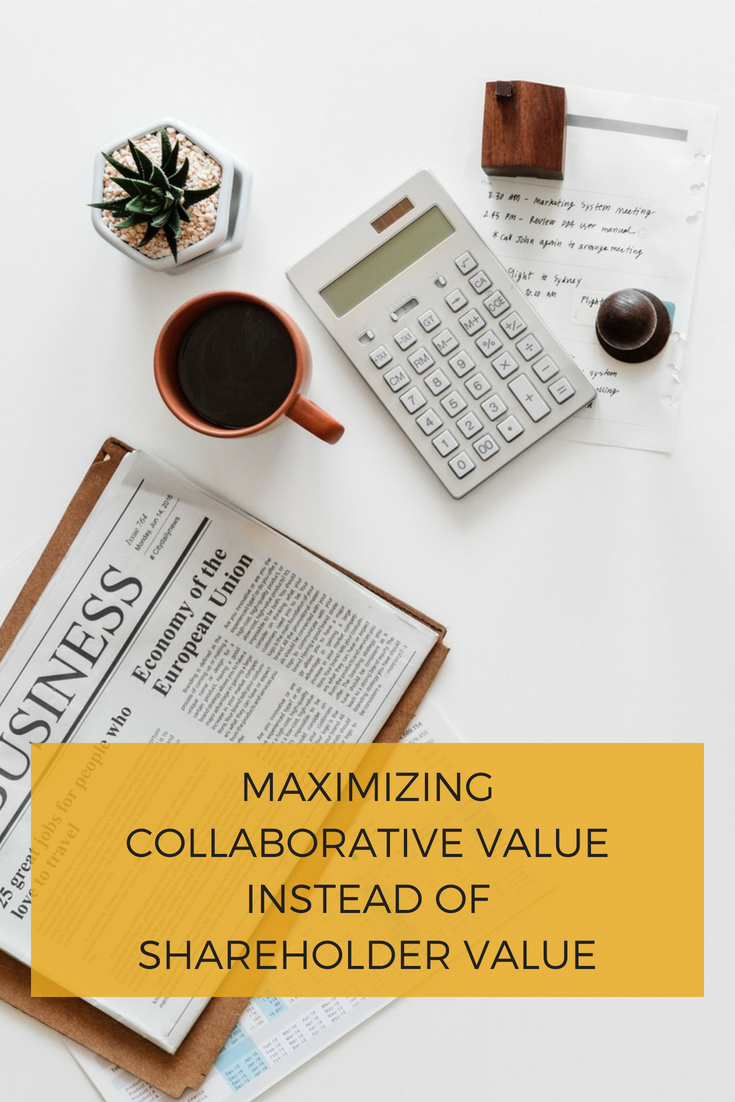 The Maximisation Of Shareholder Value