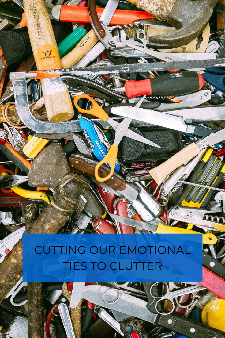 As we begin a new year, many of us are looking to cleanse our living spaces. What should we do when we come up against an emotional tie to our clutter?