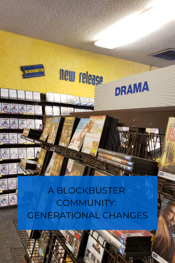 What makes a blockbuster community? We can find some answers in the generational changes and within the last Blockbuster store.