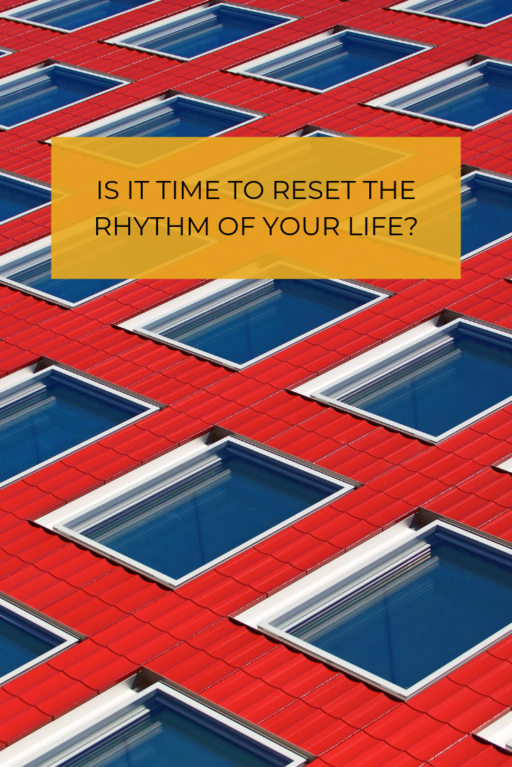 After monumental changes or during chaotic seasons, how do you Reset the rhythm of your life? Jeremy Chandler has a few suggestions.